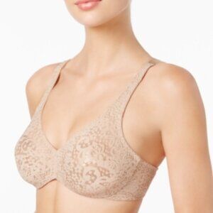 #727 Wacoal Women S Halo Lace Full Coverage Underwire Bra